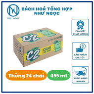 [ THÙNG 24 CHAI ] Trà C2 Hương Chanh Chai 455 ml - Bách Hóa Tổng Hợp Như Ngọc