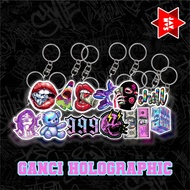 COOL HOLOGRAPHIC KEYCHAIN LATEST VIRAL HOLOGRAPHIC KEYCHAIN