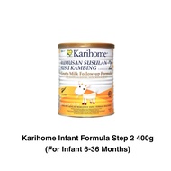 Karihome Susu Tepung Kambing Step 1 (0-6mths) 400g Step 2 (6-36mths) 400g Step 3 (1-3 yrs old) 900g 