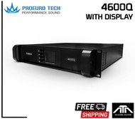 (รุ่นใหม่มีจอ) PROEUROTECH 4600Q POWERAMP โปรยูโรเทค ขยาย เพาเวอร์ เครื่องขยายเสียง Proeuro Tech 4600 Q POWER AMP 4600Q 4-Channel PROEURO TECH