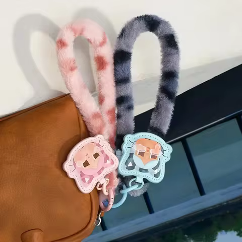 POP MART CRYBABY Wild but Cutie Series Mobile strap Mystery Box Genuine Blind Box Guess Toys Bag Orn