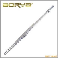 【民揚樂器】長笛 BORYA BFL-210 開鍵式 開孔加E鍵 BFL210 橫笛