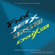 Sanyang FNX CROX DRG BT JET X Motorcycle Sticker Motorcycle Body Decoration Sticker Waterproof Refle