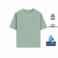 Aerostreet T Shirt Boxy Quick Dry Blaze Sage Green - Kaos T Shirt F1BAA