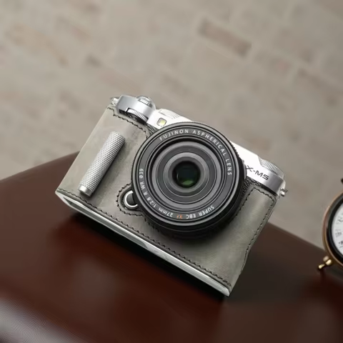 Mr.Stone for Fujifilm xm5 Camera case Protective Case Camera Bodysuit X-M5 Camera Handmade Genuine L