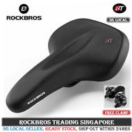 [SG] ROCKBROS seat bicycle seat bicycle Saddle Rainproof seat bicycle accessories bicycle big seat c