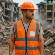 ANEMONE Reflective Vest, One Size with Pocket Outdoor Safety Clothing, Running Gear High Visibility 