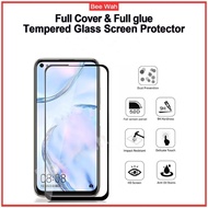 Huawe  Y7a Y9s Y9 Prime Y7 Pro Y7 Prime Y9 Y Mate 2019 P30 Full Coverage Tempered Glass Screen Prote