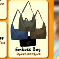 BBW Embossed Bag for Sale merchandise bad wolfBIG, waterproof school bag, college bag, laptop bag