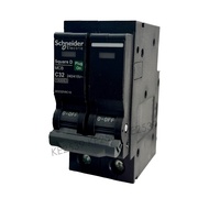 Schneider เมนเซอร์กิตเบรคเกอร์ 2P 32A 40A 50A 63A 10kA เมนเซอร์กิต เมนเบรคเกอร์ Circuit Breaker สแคว