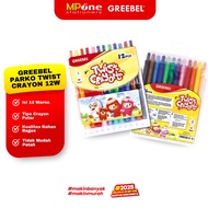 Greebel Twist Crayon 12 Colors / Twist Crayon 12 Colors Greebel