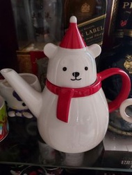 星巴克  聖誕節 聖誕雪人特式款 茶壺