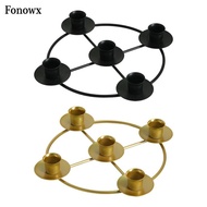 Fonowx Christmas Advent Wreath Ring for Tapper Candles Simple Elegant Home Decor Decorative Advent C