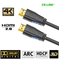 CE-LINK 4K UHD HDMI 2.0 Cable (3D HDCP 2.2 ARC) 4K HDMI to HDMI Cable 4K TV FULL HD TV CABLE
