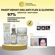 Erna Glow Skincare Beauty Serum 2-in-1 Black Spot Removal Package