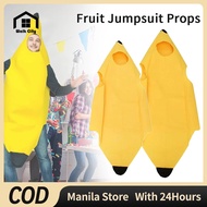 Banana Costume Adult Children Funny Banana Cosplay Costume Fruit Jumpsuit For Halloween Costume