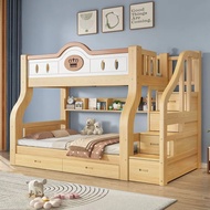 Solid Wood Mother Bed Bunk Bed High And Low Bed Children's Bed Adult Bed