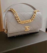 Chanel mini cf handle 全新牛皮