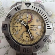 Sector Diving Team titanium 1000M chronograph 男士手錶