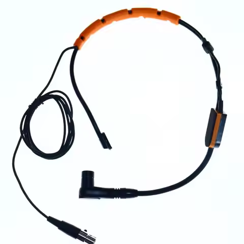 SM35 Orange-black Head Headworn Cardioid Microphone 4Pin TA4F For Shure QLX QLX GLX BLX Headset Belt