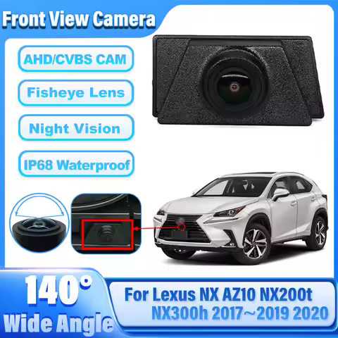 AHD 1080P 140 ° Car Front Grille Camera Front View Night Vision Waterproof Camera HD For Lexus NX AZ
