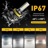 AUXITO 2 Pieces Of Bulbs Fog Light H11 Bulb 6000 Lumens 3000k Yellow