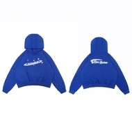 CDL Clair De Lune Reflective Boxy Pullover Hoodie Men's and Women's Electricbiru