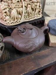 中國 宜興 早期 紫砂壺 魚化龍