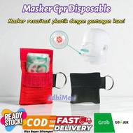 CPR mask Keychain disposable CPR mask/ Resuscitation mask/
