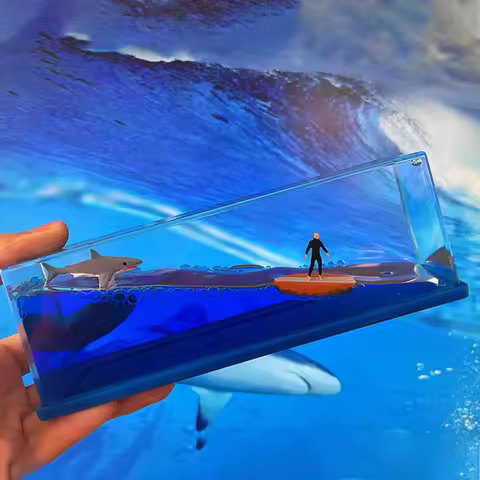 Float Titanic Ship Fluid Liquid Drift Bottle Black Pearl Birthday Gift Boat Ship In Bottle Room Deco