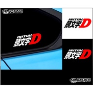 Cutting Sticker Initial D JDM Cool Car Window Stickers Accessories Variations
