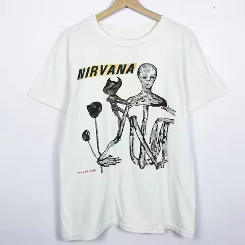 Incesticide Album Cover NIRVANA Band T-Shirt Cotton Graphic Tee Men Women Summer Streetwear