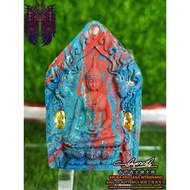 Kruba Krissana ~-- 蝴蝶王尊者师傅 2562佛历Phra KunPen-双蝴蝶坤平佛牌-真纯金水晶宝石系列