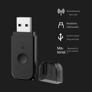 USB Bluetooth Receiver Transmitter Bluetooth 5.3 Audio Receiver Adapter for Computer TV Audio Car Adapter