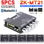 ZK-MT21 Digital Power Amplifier Board 2x50W+100W Bluetooth 5.0 Bass Amp Module 2.1 Channel Audio Ste