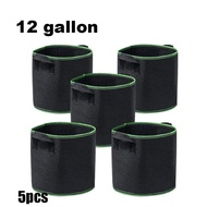5pcs 3 5 10 Gallon Fabric Plant Grow Bags Tree Pots Garden Vegetable Potato Flower Planting Containe