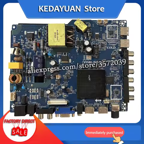 CV358H-B42 Three in one TV motherboard tested well, 65--100v 450ma