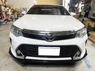 TOYOTA Camry 7代 7.5代 直上 鋼琴烤漆黑 前下巴 前鏟 前定風翼 前擾流板 下擾流板 保險桿 改裝下巴