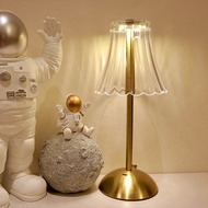 Rechargeable Bar Table Lamp Bedroom Bedside Creative Night Market Atmosphere Lamp Small Night Lamp C