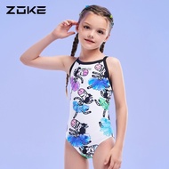 Zoke ชุดว่ายน้ําเด็ก แข่งรถ เด็กฝึก แข่งขัน ชุดว่ายน้ํากีฬา เด็ก ชุดชายหาด ชุดว่ายน้ํา สําหรับวัยรุ่น เด็กผู้หญิง vbn