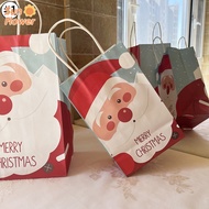 Merry Christmas Gift Bag Santa Claus Paper Bag Creative Kraft Package Bags