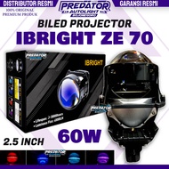 IBRIGHT ZE 70 PROJECTOR BILED 2.5 INCH BLUE LENS WITH DEVIL EYE PLUS COOLING FAN