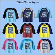 kaos kelas custom nama paud tk anak dan dewasa seragam - lgn raglan anak l