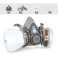 3M 6200 RESPIRATOR + 3M 6001 CARTRIDGE + 3M 501 COVER + 3M 5N11 FILTER