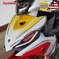 LC 135 Mata Gaban Lampu Dada LC135 V2 V3 V4 V5 V6 V7 Pilot Lamp Light Bar Head Running Light Signal 