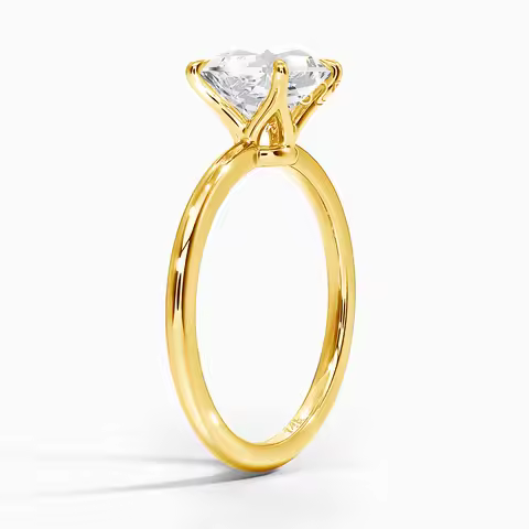 9mm 14K Gold Moissanite Diamond Ring 3CT 100% Au585 Round Cut For Women Wedding Anniversary Engageme