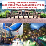 LOST WORLD OF TAMBUN THEME PARK- LOST WORLD TRAIL PACKAGE (MIN 2 TO GO) = RM142/ADULT; RM135/CHILD