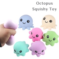 Toybus Octopus Squishy Toys Kawaii Squeeze Reliever Toy Fidget Pop Pinch Toys for Kids Adults