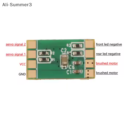 1S 3A ESC Micro Speed Controller With Light Control For DIY Das87 1/87 1/76 1/64 Micro RC Car Parts