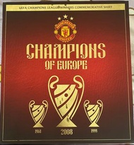 曼聯 Nike  2008  歐聯決賽 限定 boxset Manchester United